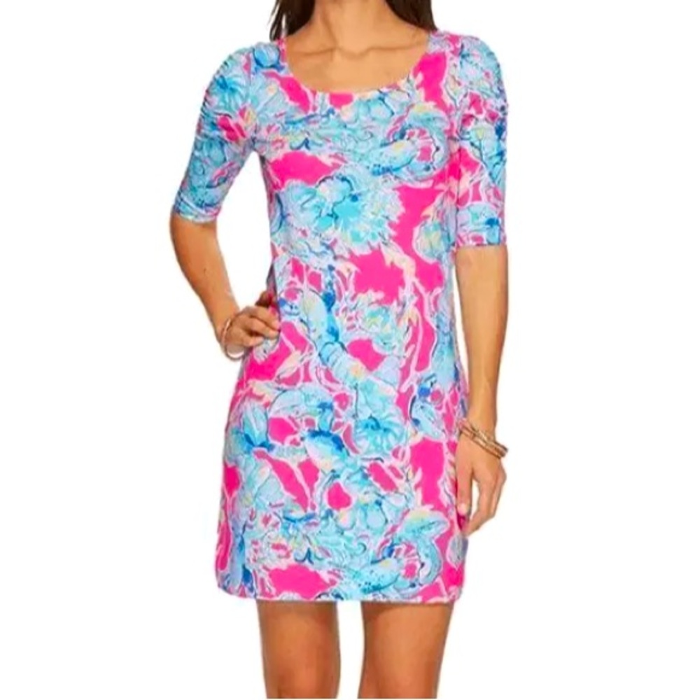 🌺 Lilly Pulitzer LaJolla Dress | Lobsters In Love | Women’s Size XS - LIKE NEW